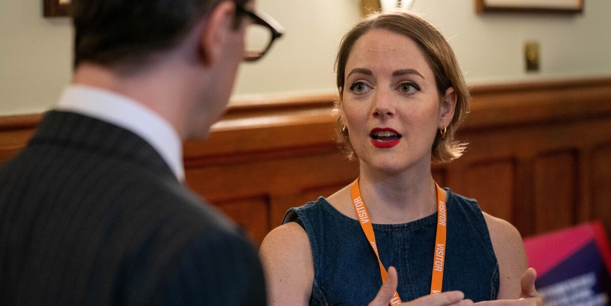 BCN staff and people with lived experience talking to MPs in Parliament.