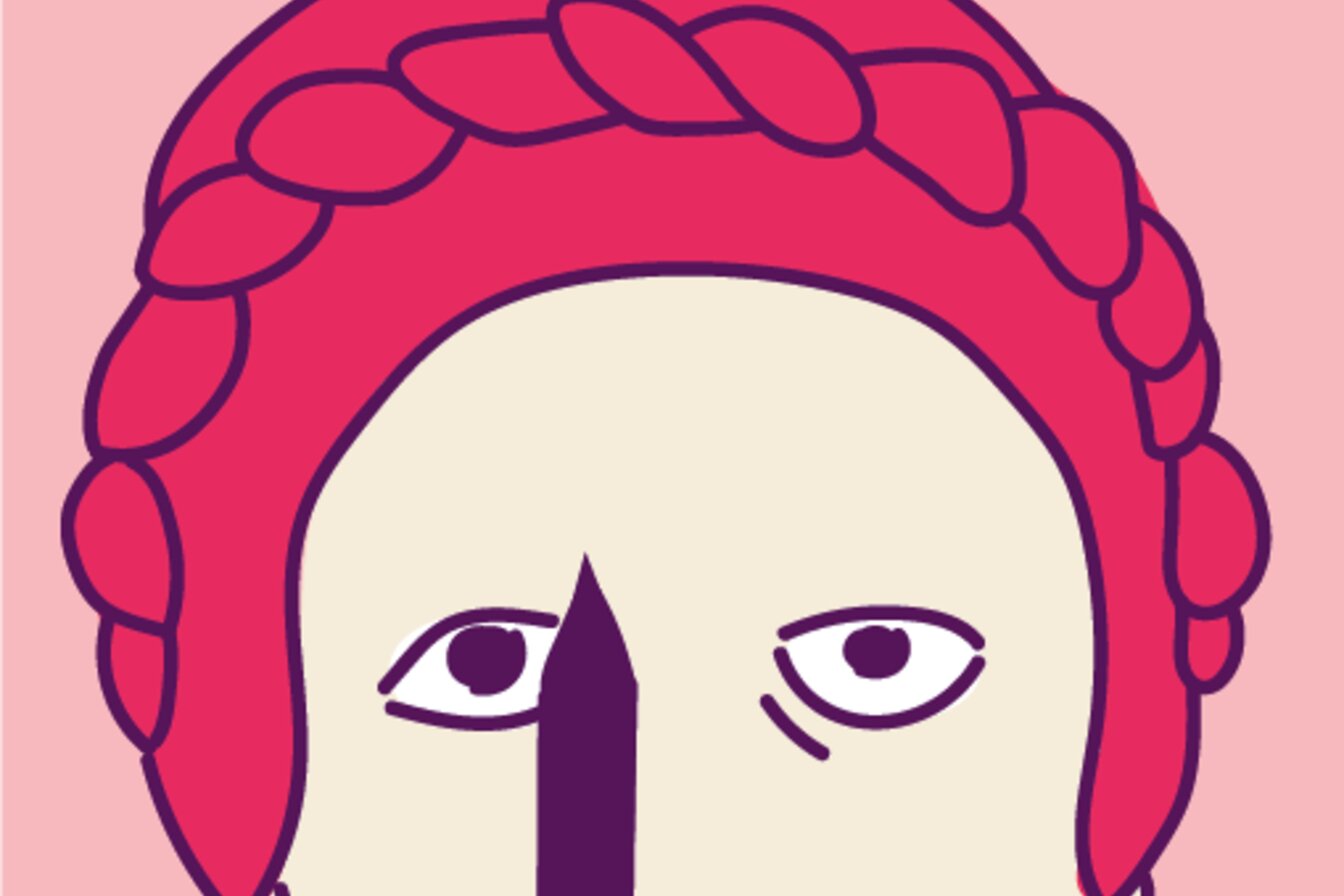 Hold an eyebrow pencil vertically against your outer nostril, in line with the inner corner of your eye. Mark a small dot above your eye. This is where your eyebrow will start.