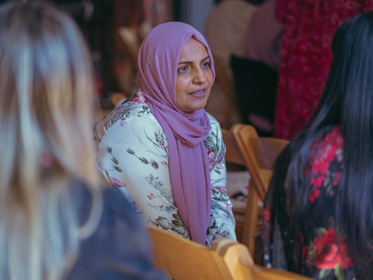 Images captured at Breast Cancer Now 'Roti Club' EMCAM South Asian community event.