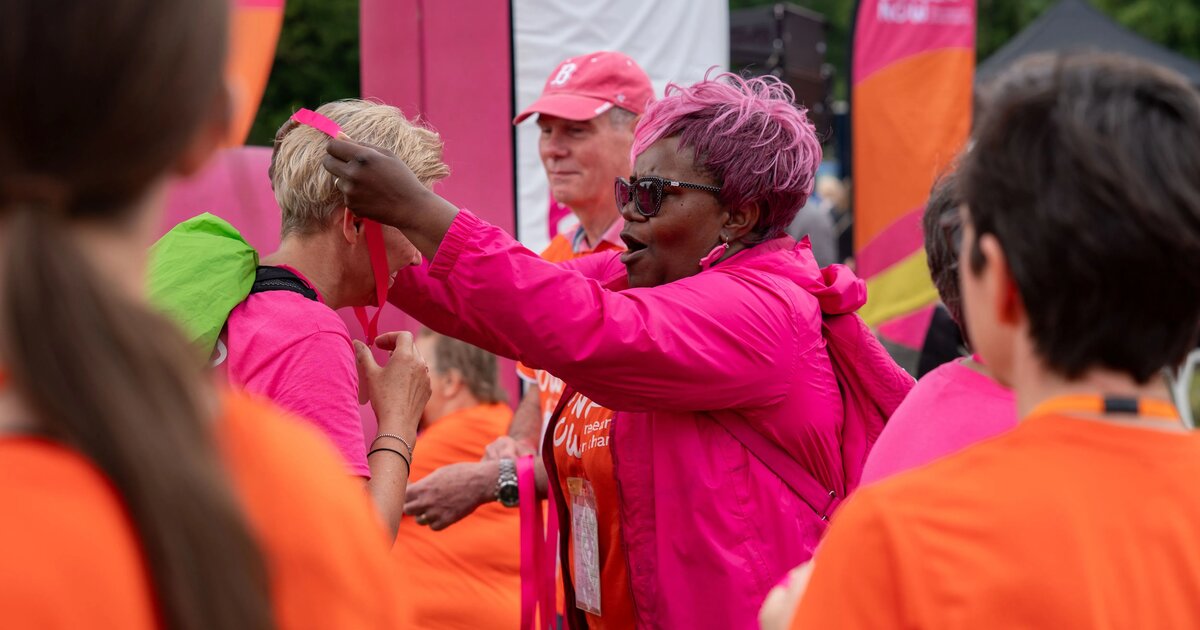 Valerie had the time of her life as a Pink Ribbon Walk volunteer ...