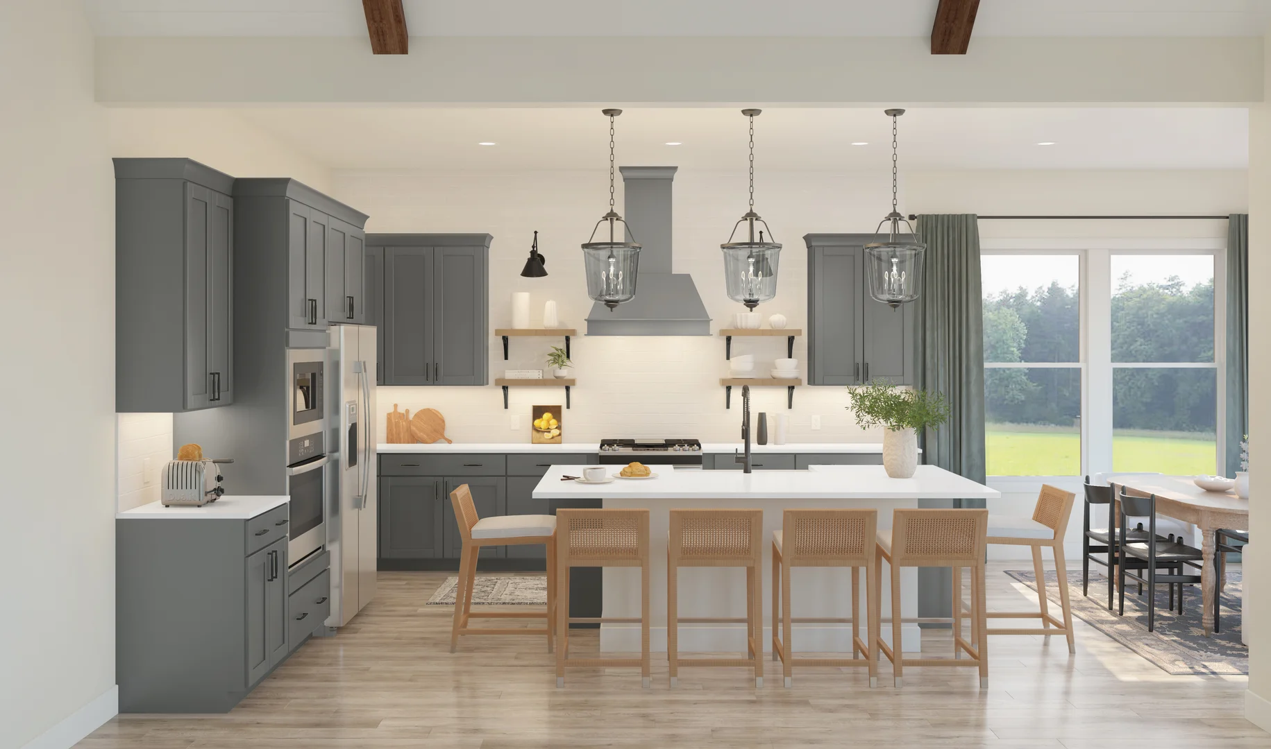 Four Seasons at Kent Island Barcelona Kitchen Farmhouse Palette 4 Level