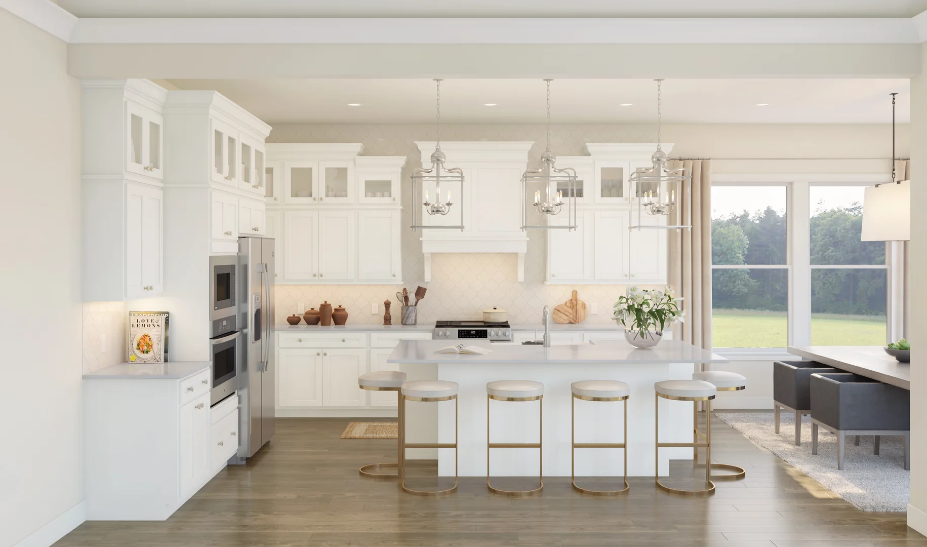 Four Seasons at Kent Island Barcelona Kitchen Classic Palette 3 Level