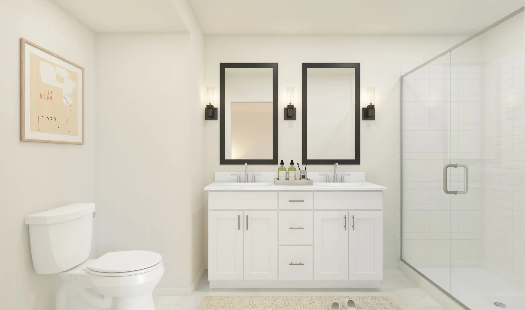 Ascend at Liberty Run Greenwich Primary Bath Loft Palette 4 Ascend Coastal Loft