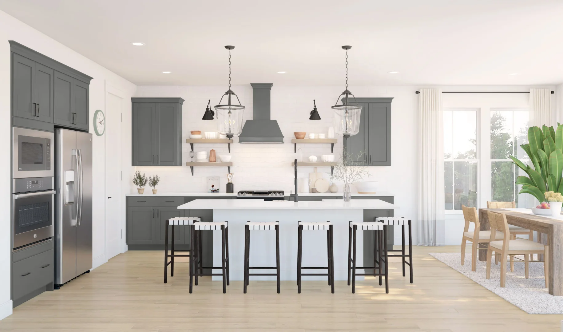 Macon II Kitchen Farmhouse Palette 4 Level 2 Coastal Farmhouse