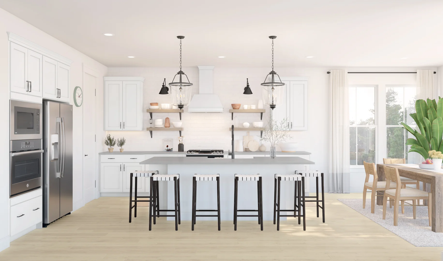 Macon II Kitchen Farmhouse Palette 3 Level 2 Coastal Farmhouse