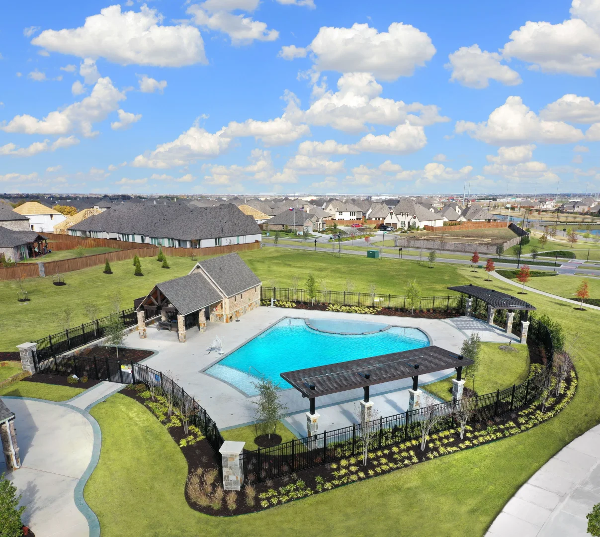 Wellington Wellington Amenity Pool Aerial