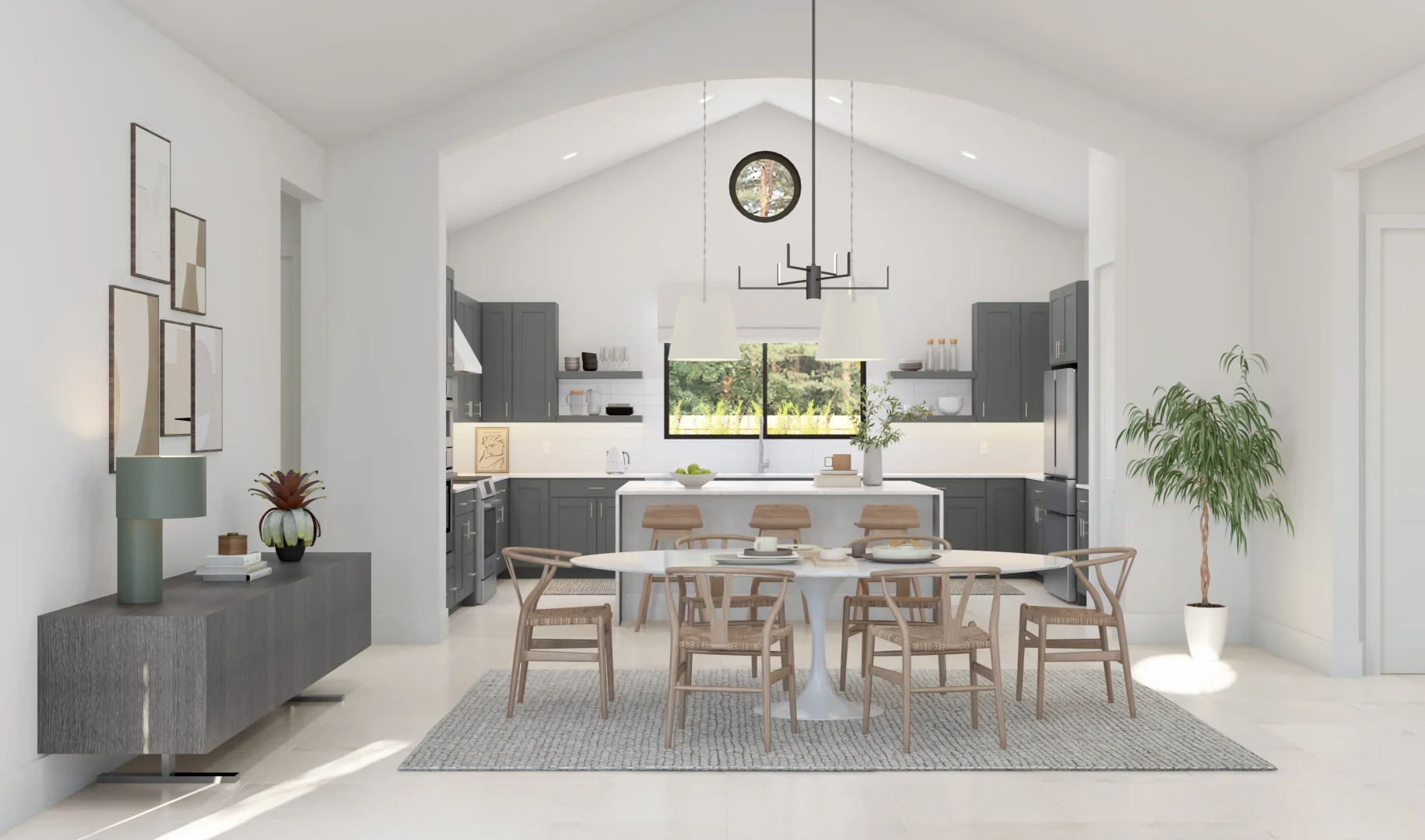 Edgewood Frankfurt Dining Area Loft Palette 6 Level 2 Neutral Loft
