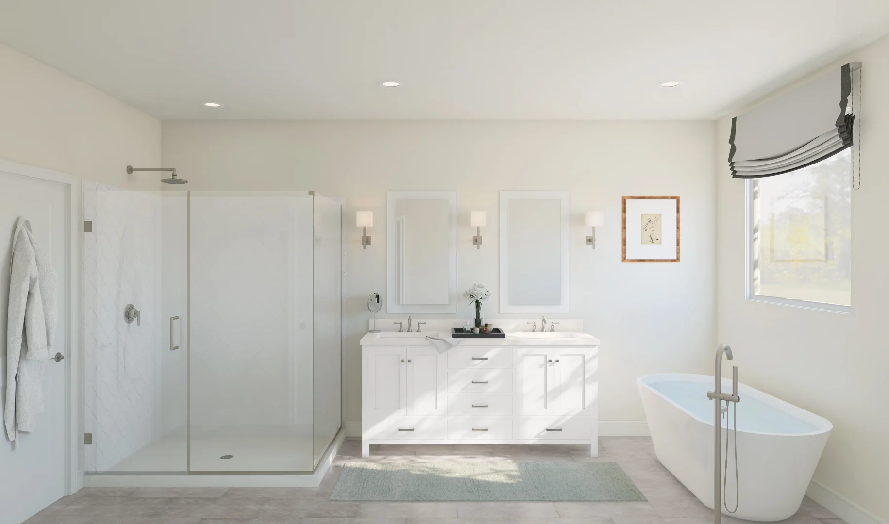 Barcelona Primary Bath Tub Classic Palette 2 Level 1 Restoration Classic