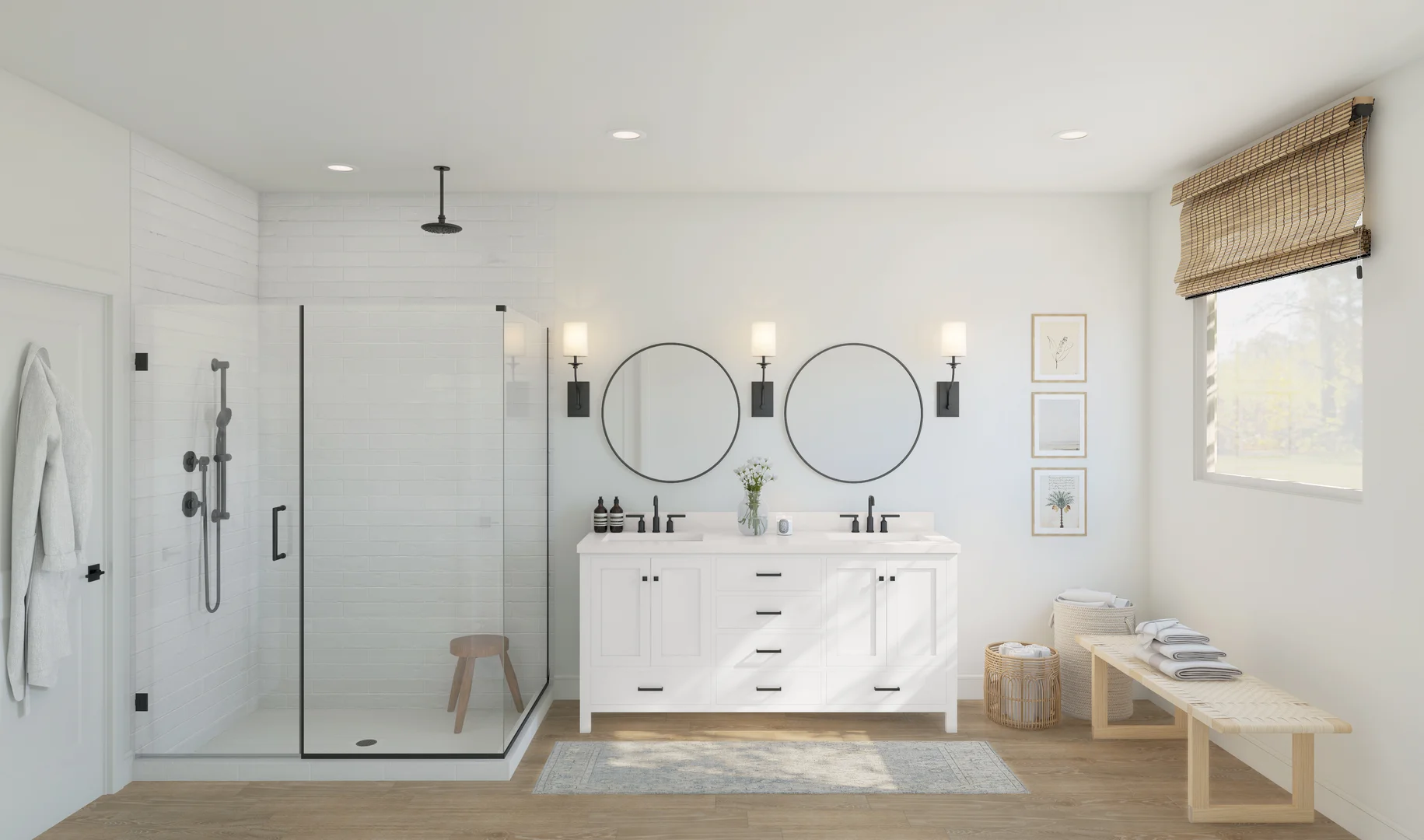 Barcelona Primary Bath Plus Farmhouse Palette 4 Level 1 Fresh Farmhouse