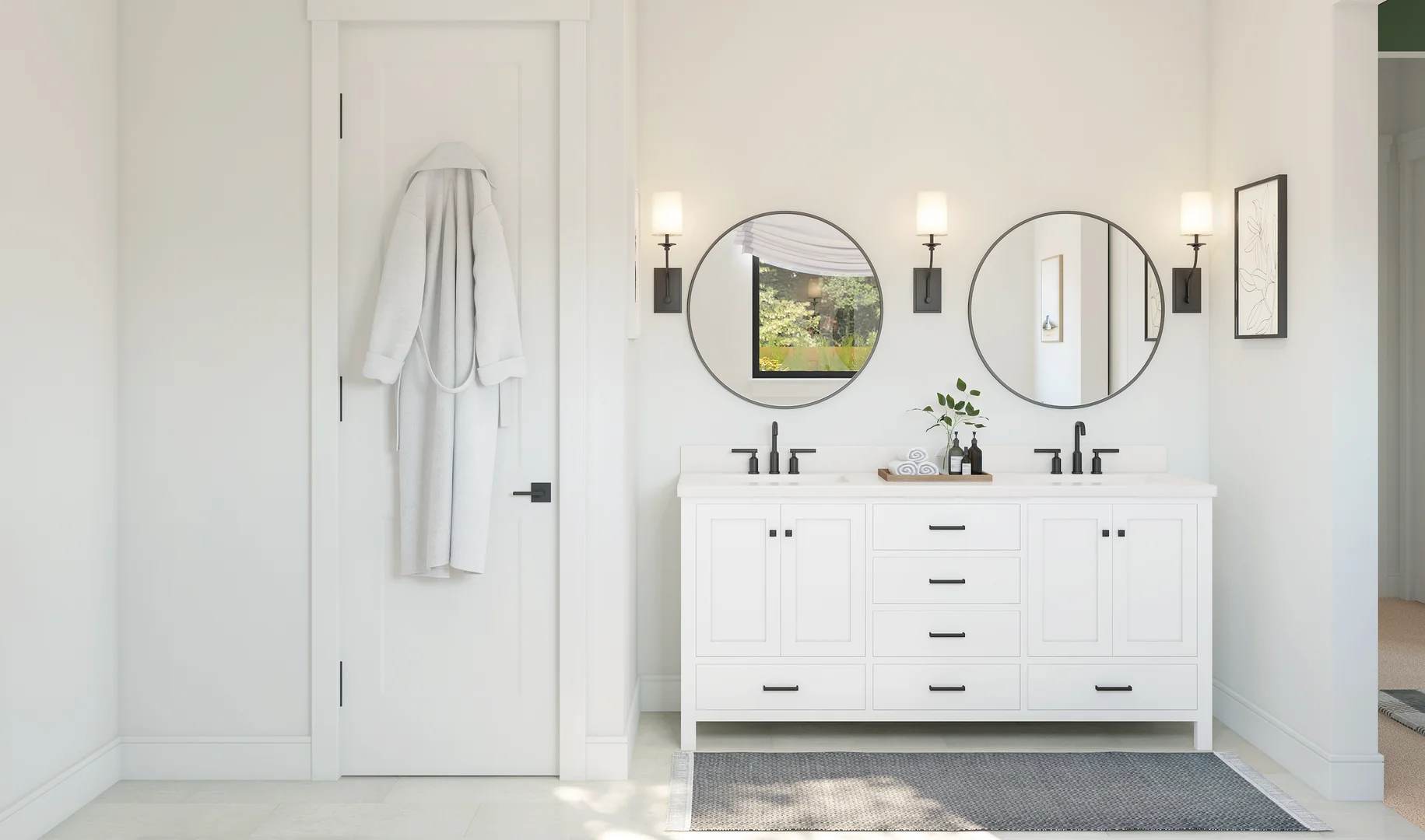 Edgewood Pasadena Primary Bath Farmhouse Palette 2 Level 2 Industrial Farmhouse