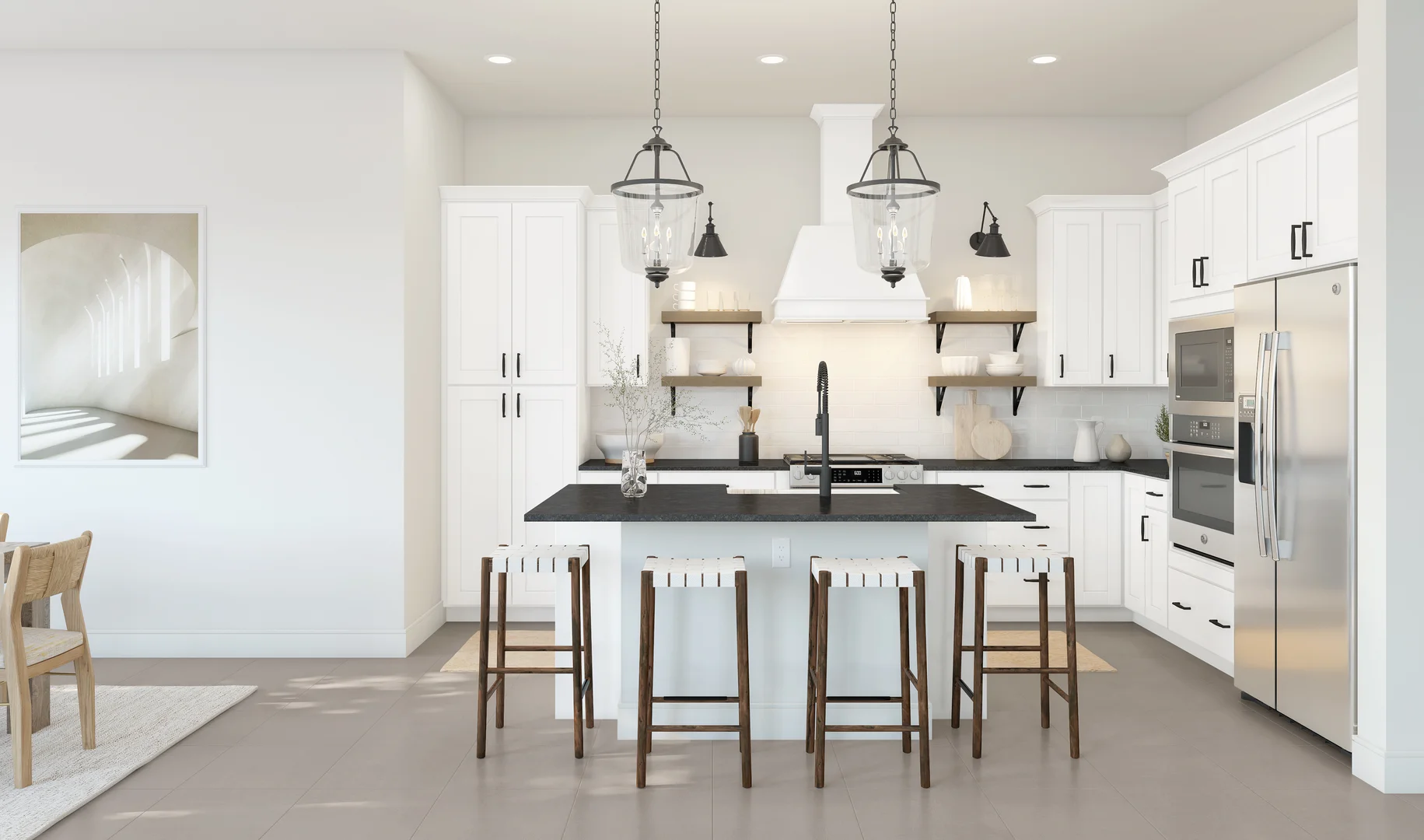 Four Seasons at Victory at Verrado Villages Clyde III Kitchen Farmhouse Palette 1 Level 