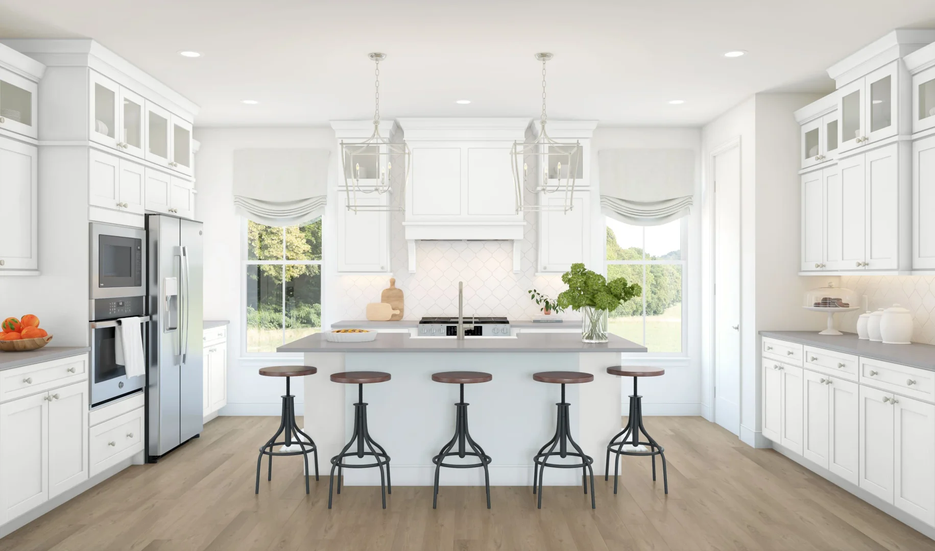 The Grove at Jackson Village Cape May Kitchen Classic Palette 3 Level 2 Coastal Classic