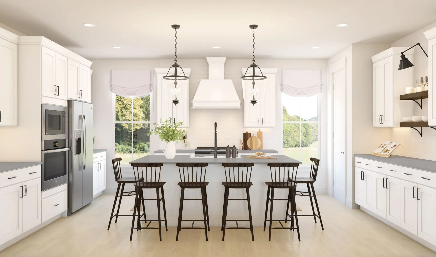 The Grove at Jackson Village Cape May Kitchen Farmhouse Palette 3 Level 2 Traditional Farmhouse