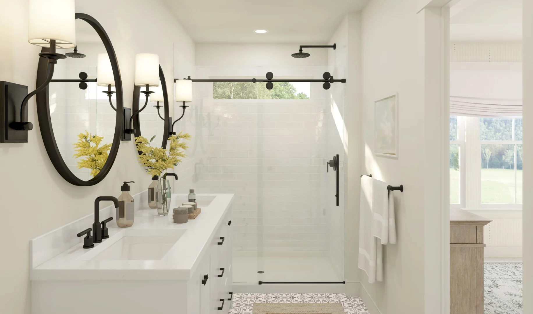 The Grove at Jackson Village Cape May Primary Bath Farmhouse Palette 3 Level 2 Traditional Farmhouse