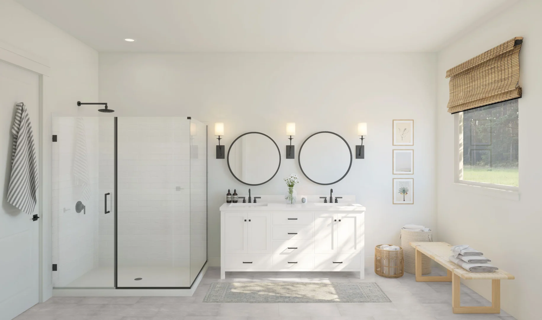 Tacoma Primary Bath Farmhouse Palette 2 Level 2 Fresh Farmhouse