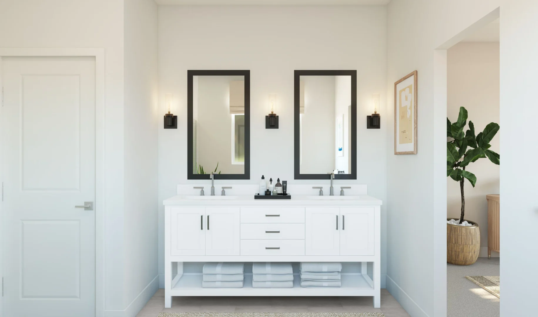 Barcelona Primary Bath Plus Loft Palette 2 Level 1 Coastal Loft