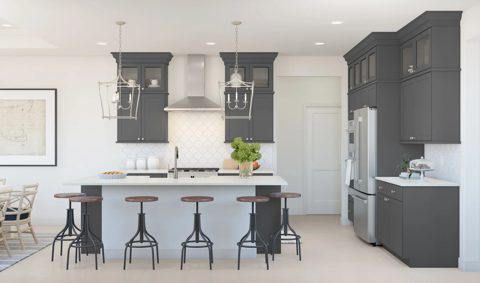 Blueberry Ash Kitchen Classic Palette 2 Level 1 Coastal Classic