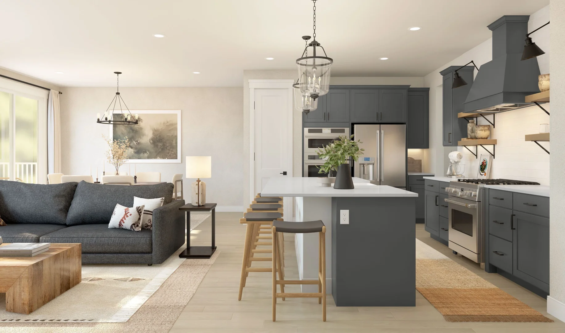 Reservoir Point New Hope Kitchen Farmhouse Palette 4 Level 2 Farmhouse Rustic Refined