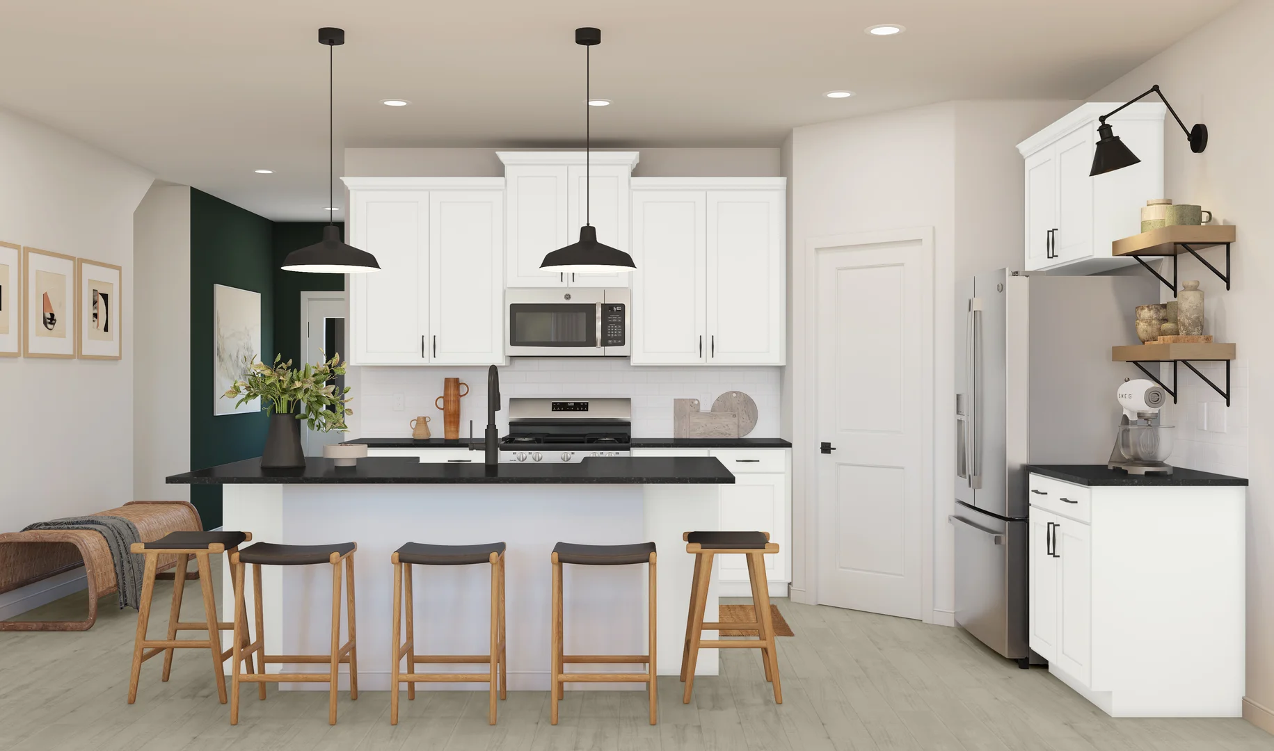 Aspire at The Reserve at Huntsville Sweet Pea Kitchen Farmhouse Palette 3 Ascend Farmhouse Rustic Refined