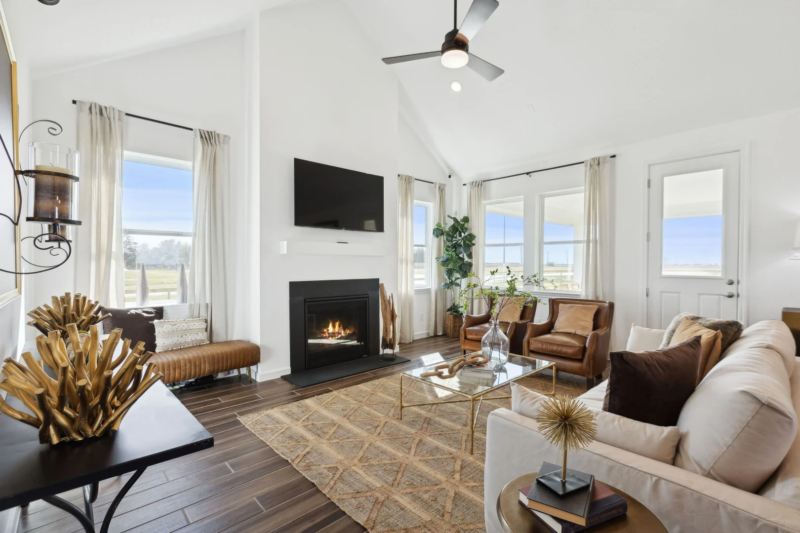 Cane Crossing Estates Tacoma II great room Classic Palette 3 Level 1