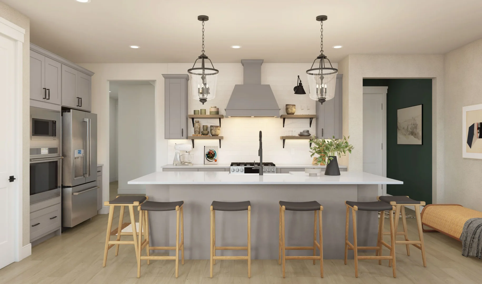 New Hope Kitchen Farmhouse Palette 1 Level 3 Farmhouse Rustic Refined