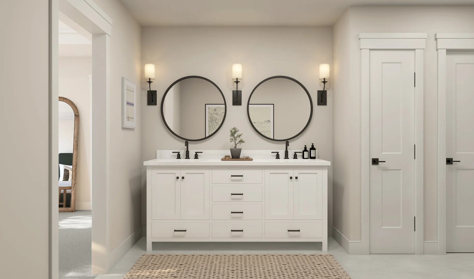New Haven Primary Bath Farmhouse Palette 4 Level 3 Farmhouse Rustic Refined