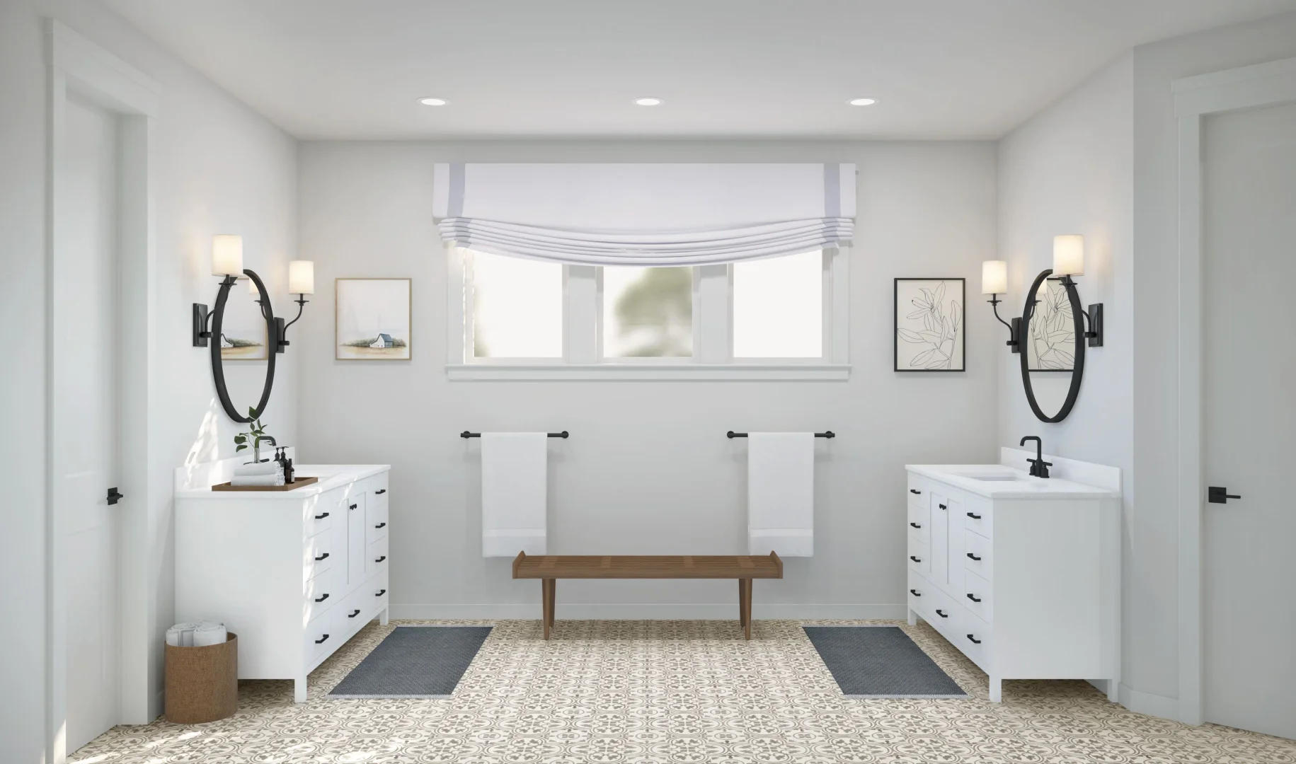 Occoquan Overlook Richmond Primary Bath Farmhouse Palette 7 Level 3 Industrial Farmhouse
