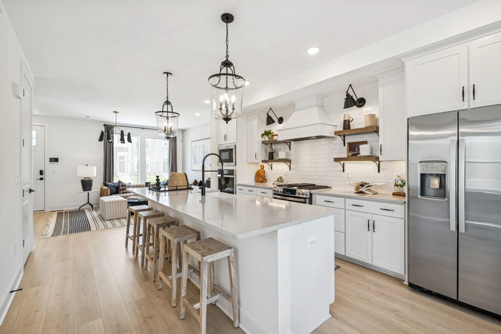 The Grove at Jackson Village Long Beach Kitchen Farmhouse Palette 3 Level 2 Industrial Farmhouse