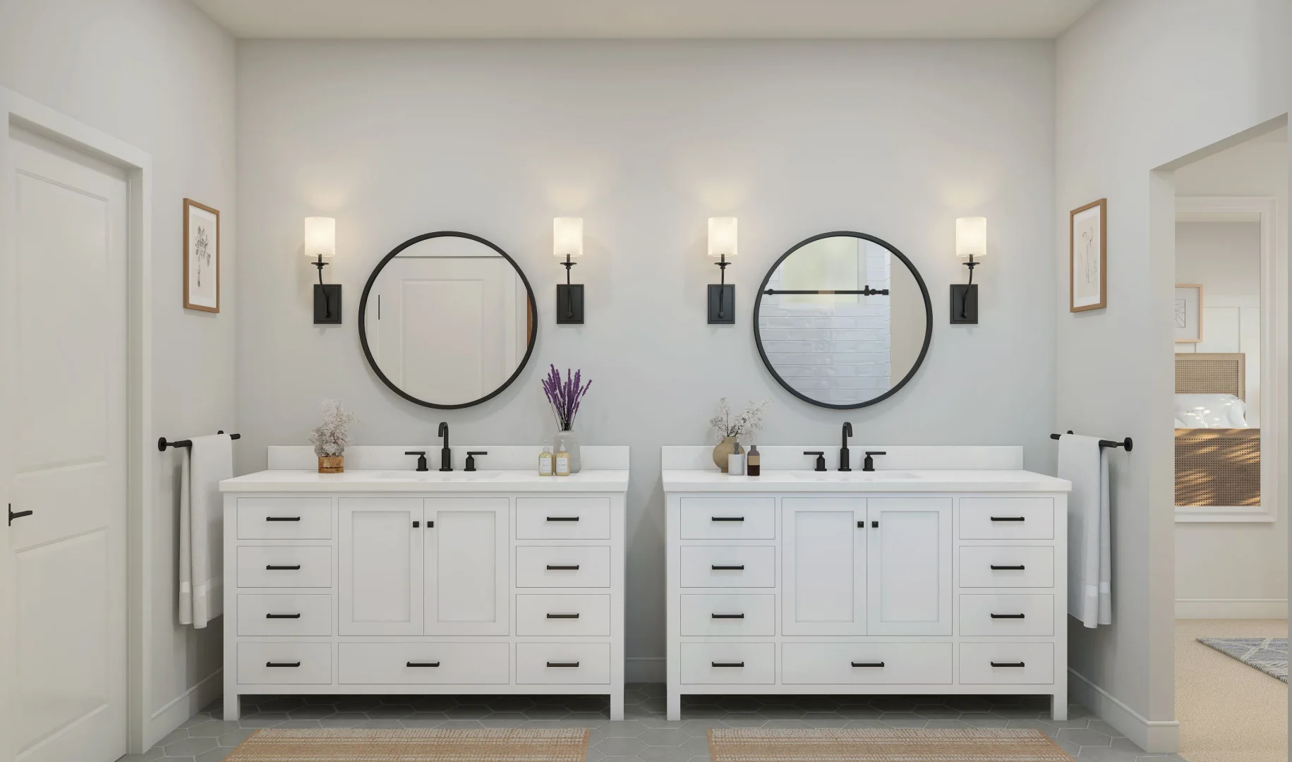 Kerr Primary Bath Plus Farmhouse Palette 3 Level 1 European Farmhouse