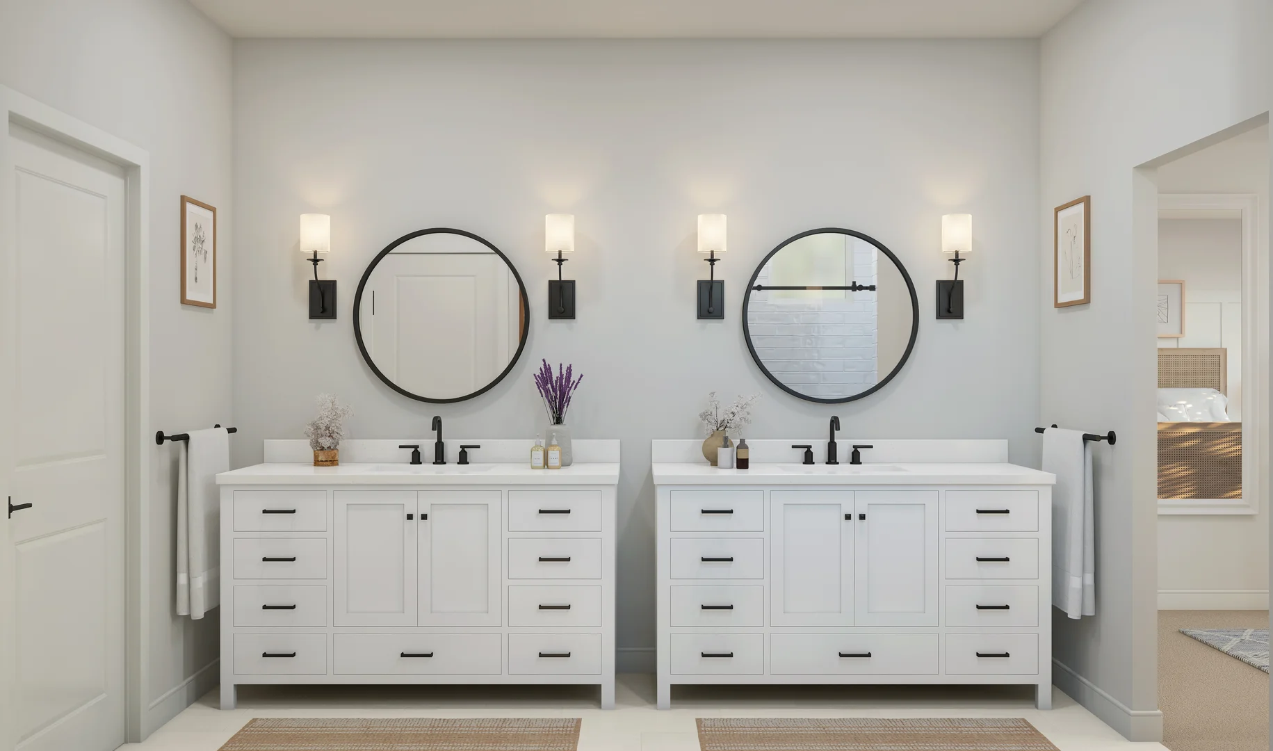  Kerr Primary Bath Plus Farmhouse Palette 6 Level 1 European Farmhouse