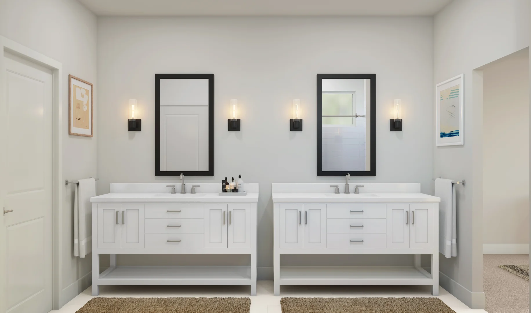 Kerr Primary Bath Loft Palette 6 Level 1 Coastal Loft