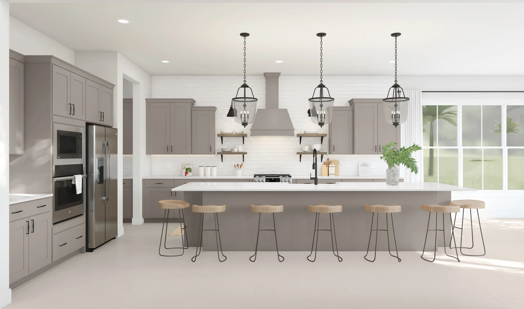 Deer Lakes Richmond Kitchen Farmhouse Palette 1 Level 3 Industrial Farmhouse