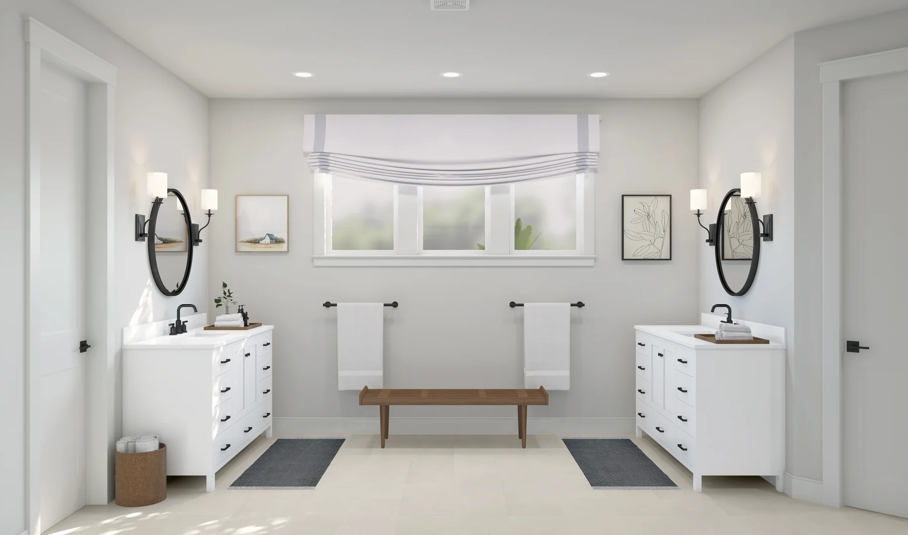 Deer Lakes Richmond Primary Bath Farmhouse Palette 6 Level 3 Industrial Farmhouse