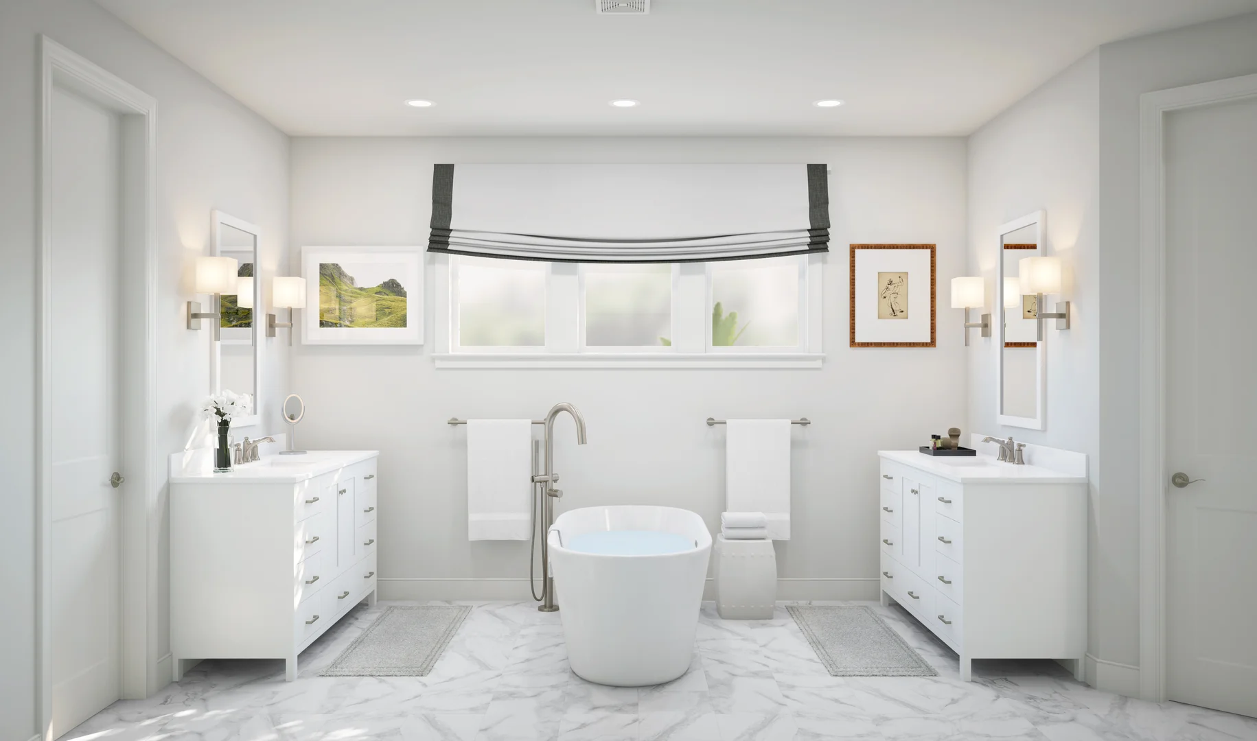 Deer Lakes Richmond Primary Bath Tub Classic Palette 5 and 7 Level 3 Restoration Classic