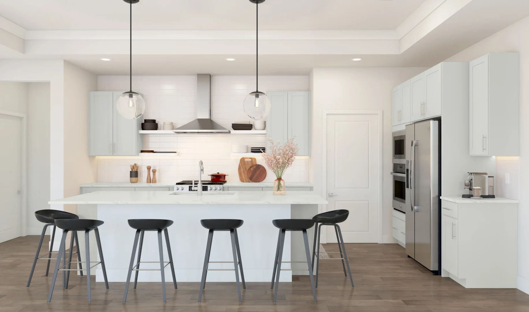  Kerr Kitchen Loft Palette 6 Level 1 Black and White Loft