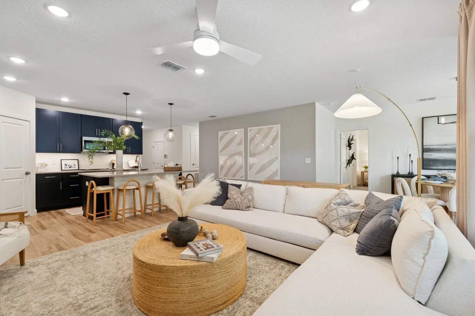 Aspire at the Pines Goldenrod II Great Room Loft Palette 2 Ascend Coastal Loft