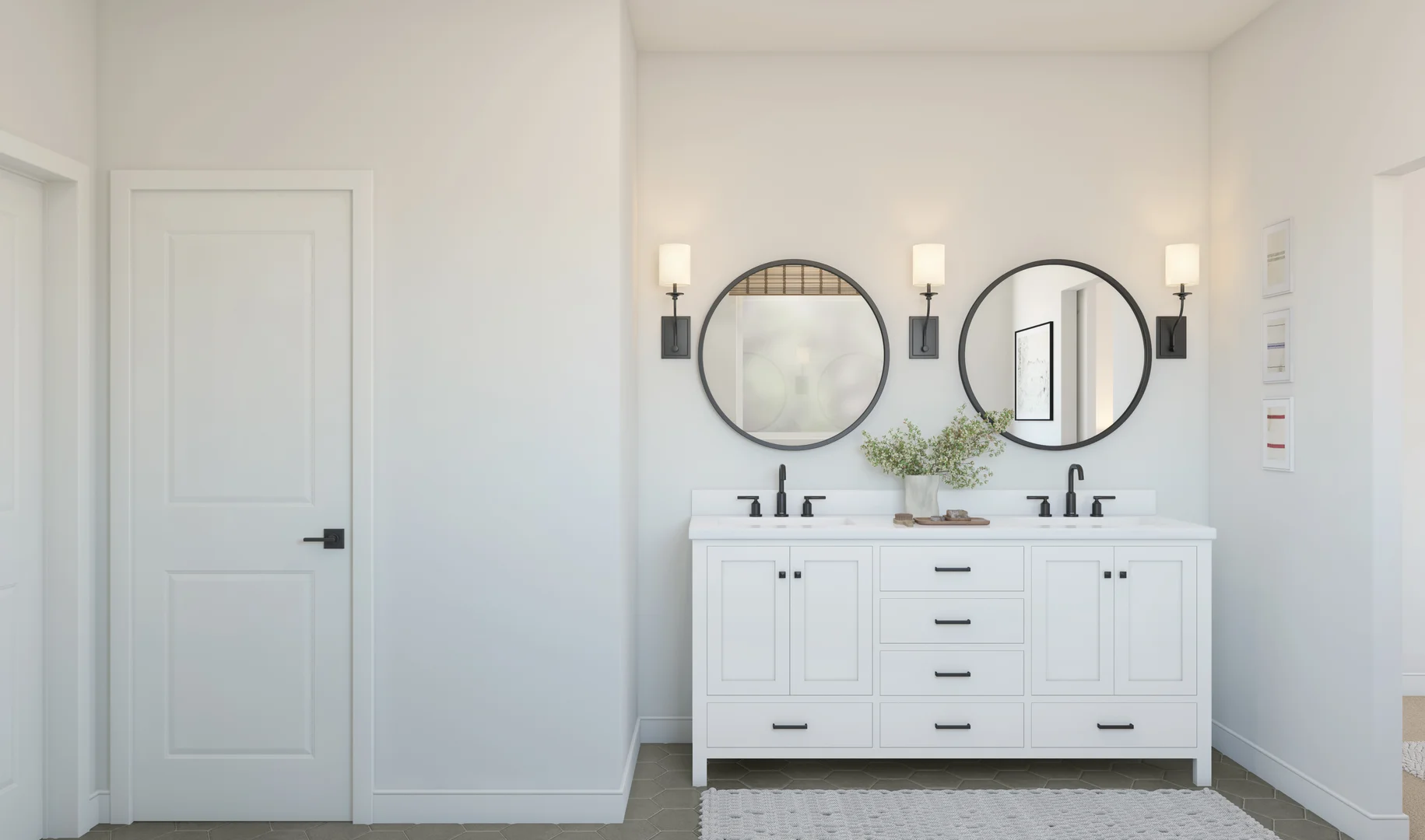 Evora Primary Bath Farmhouse Palette 3 Level 1 Coastal Farmhouse