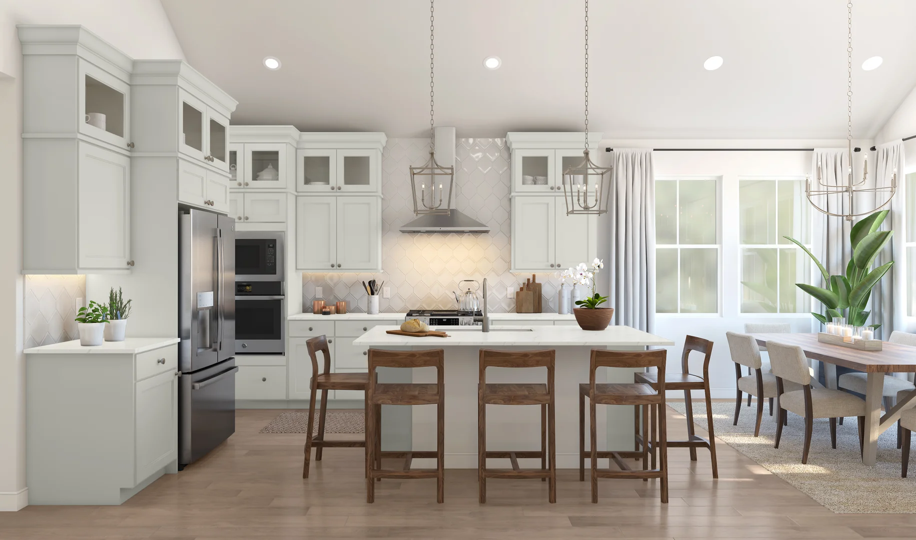  Evora Kitchen Classic Palette 6 Level 1 Modern Classic