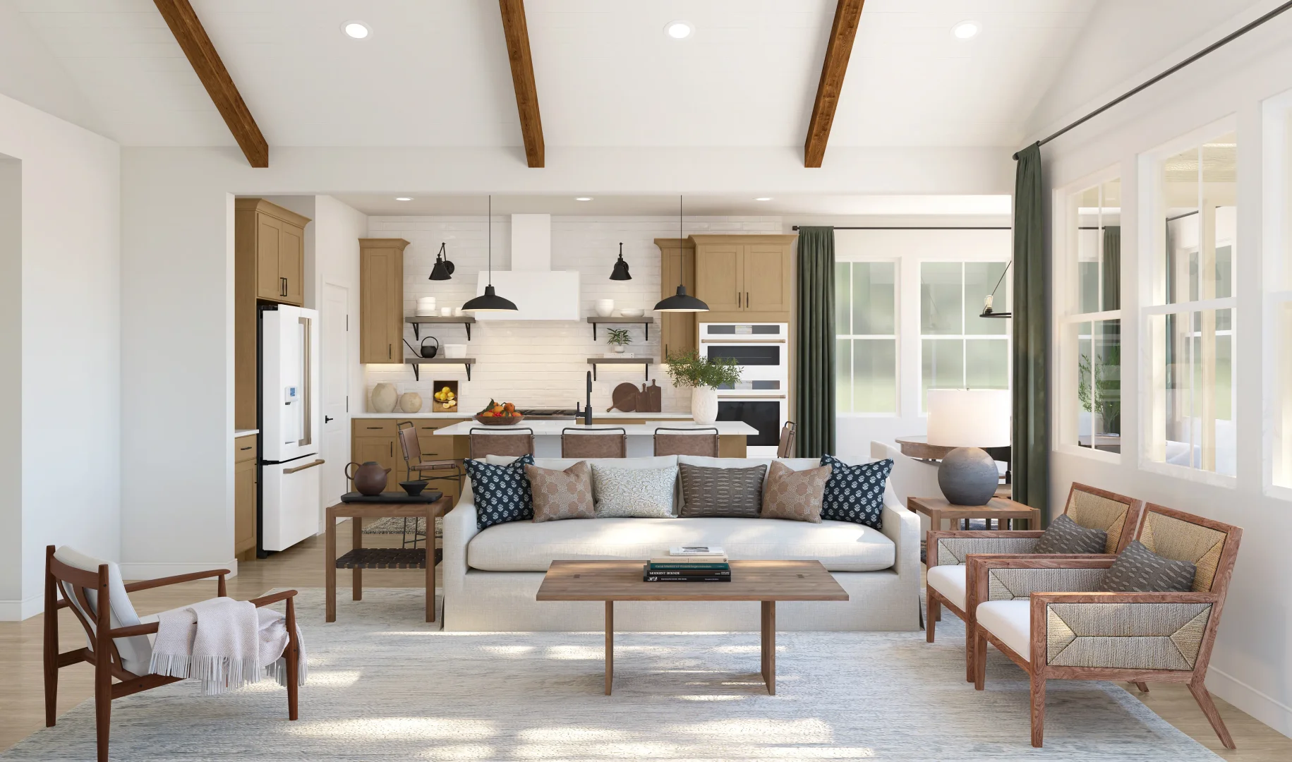 Riverfield Reserve Asheville Great Room Farmhouse Palette 5 Level 1 Fresh Farmhouse