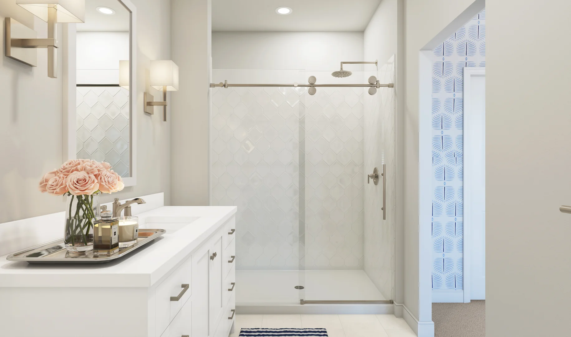 Lofts at Gambrill Glenn Montauk II Primary Bath Classic Palette 6 Level 1 Coastal Classic