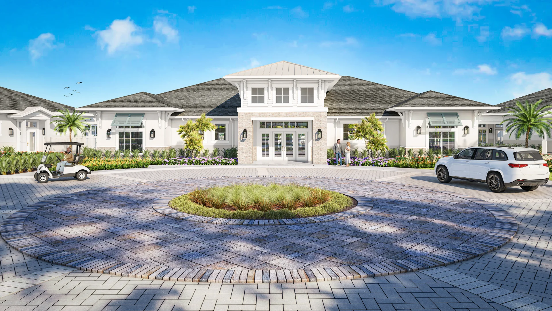Four Seasons at Crossprairie Clubhouse Elevation