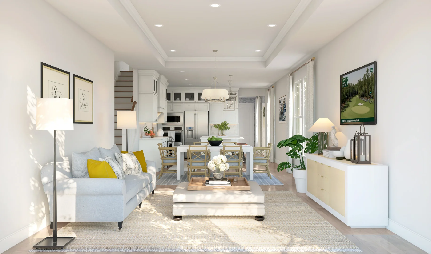 Villas at Severn Crest Seagrove II Great Room Classic Palette 6 Level 2 Coastal Classic