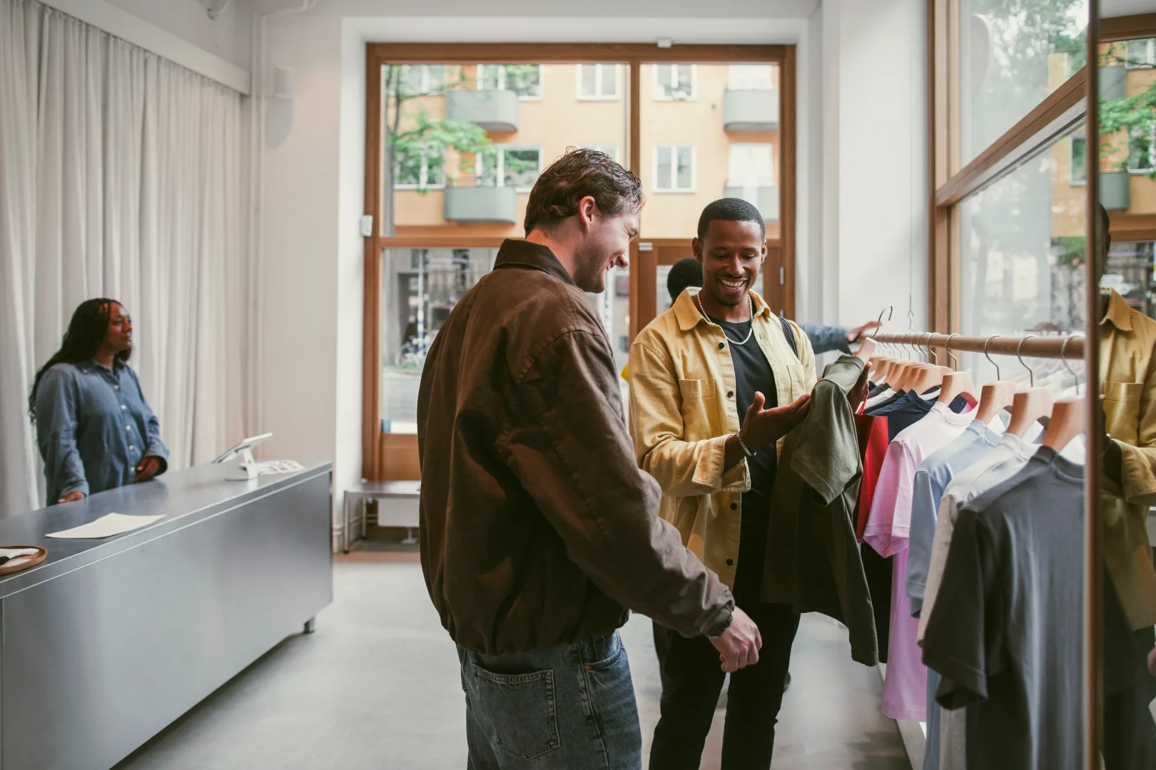 Men Shopping