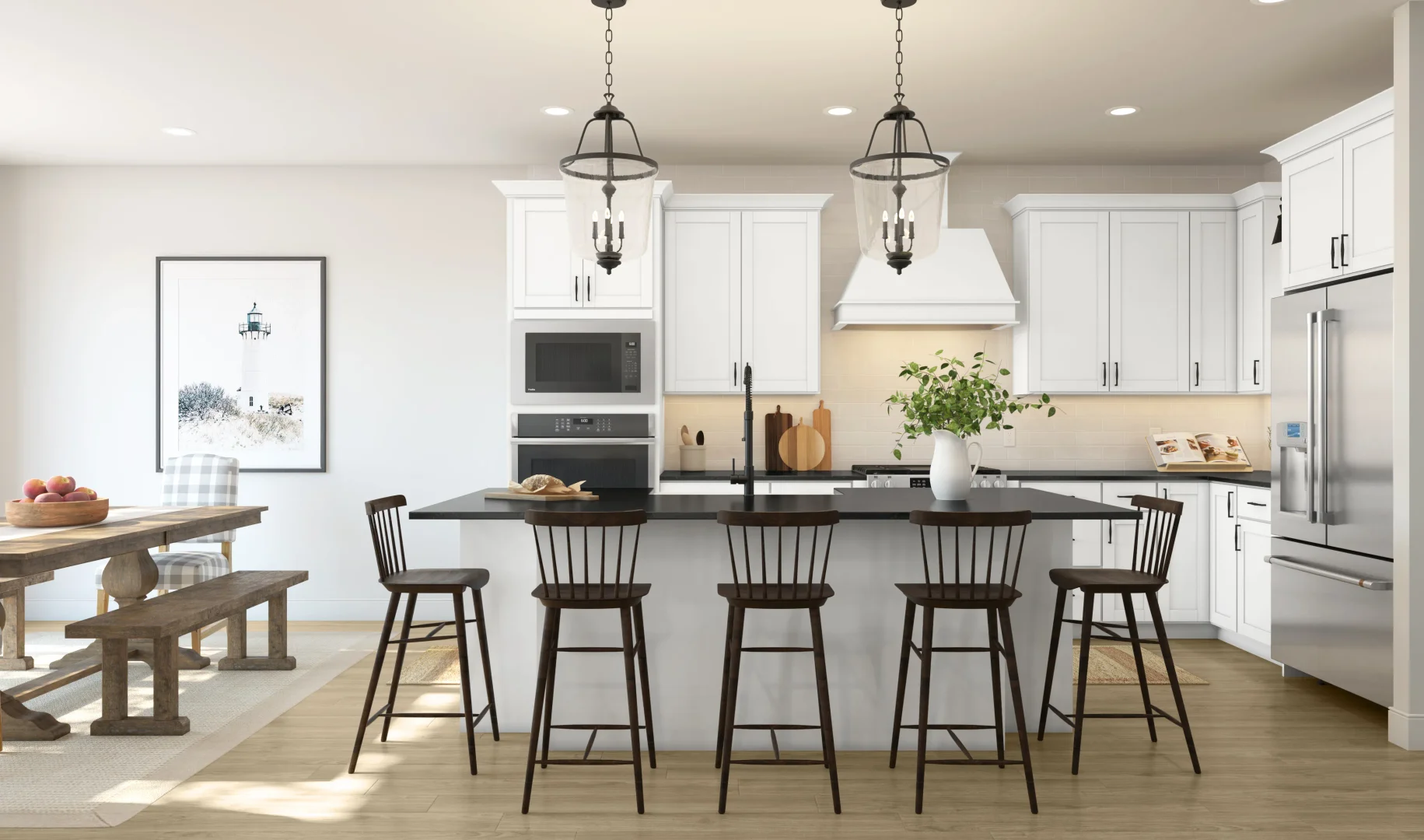 Charleston Meadows Haverford Kitchen Farmhouse Palette 1 Level 3 Traditional Farmhouse