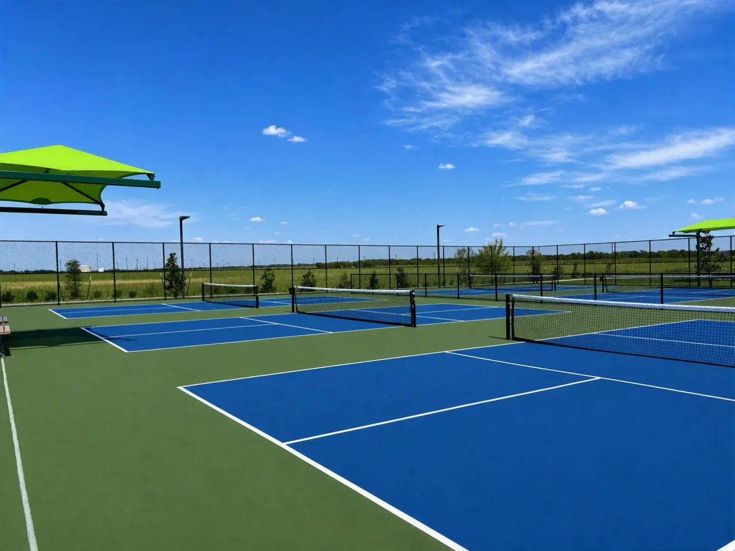 Green Meadows tennis courts Level 3