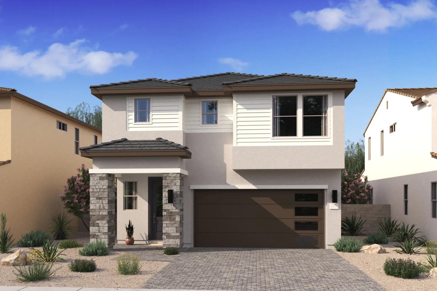 Manor at Legacy Place Hampton Elevation Contemporary ZA Level 1