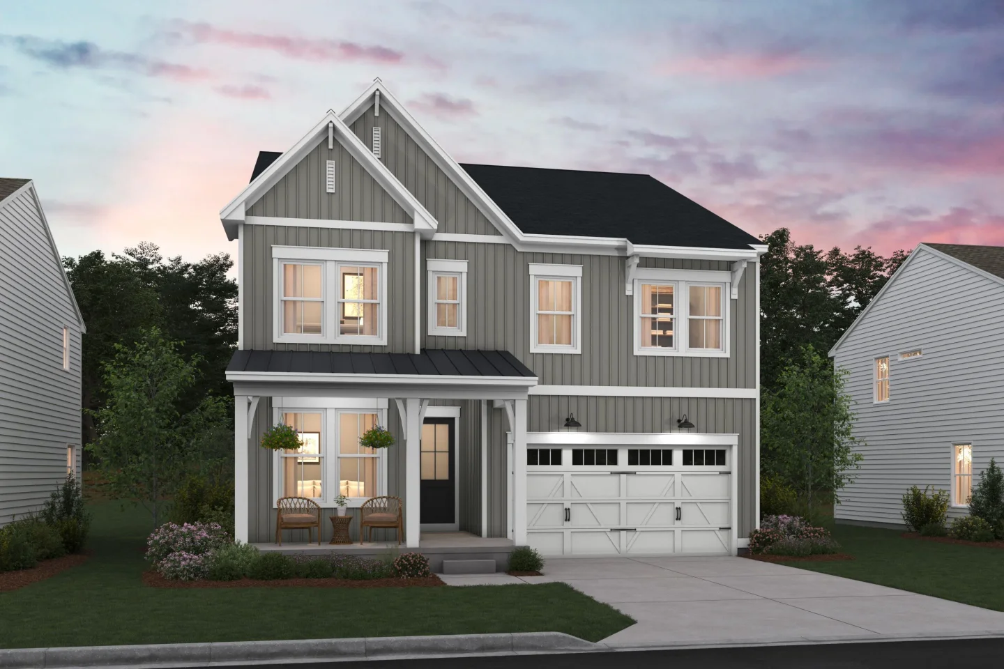 The Enclave at Carrollton Manor Oban Elevation FB