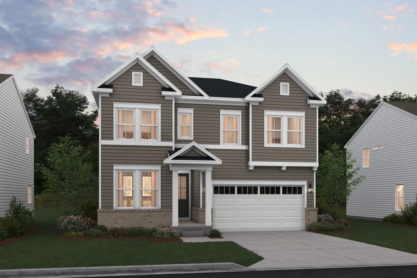 The Enclave at Carrollton Manor Oban Elevation DB