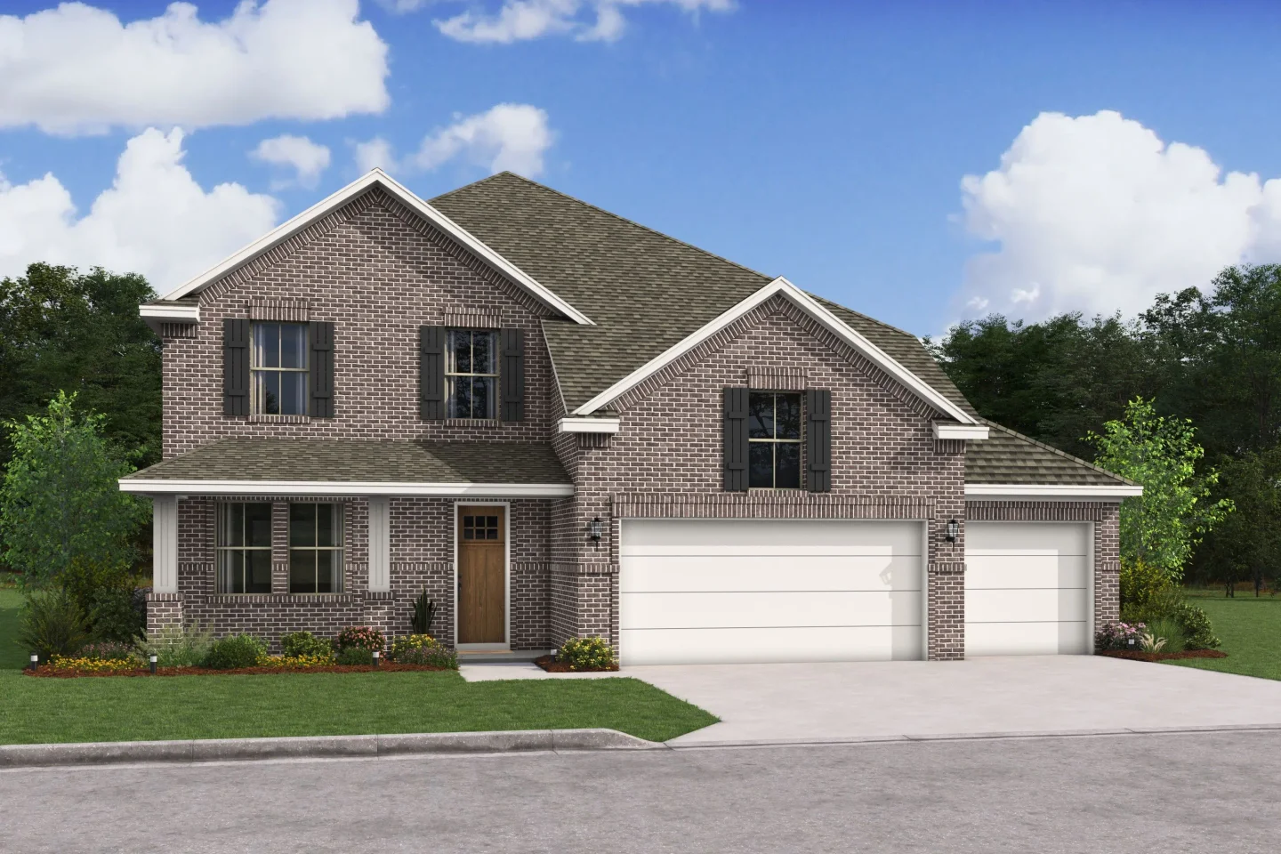 Cane Crossing Estates El Paso El Paso TA3 Car Garage Level 1