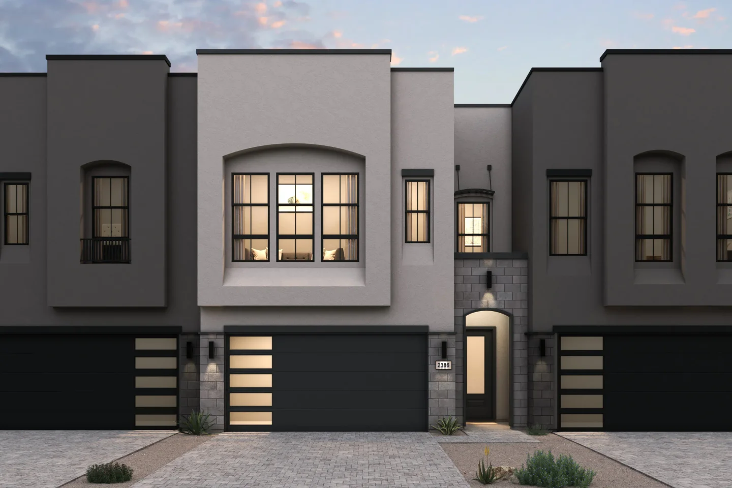 Prestige On 64th Sea Bright II Elevation Mediterranean Modern Level 3